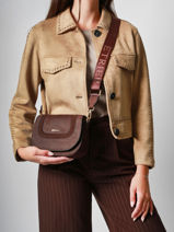 Crossbody Bag S Lasso Leather Etrier Brown lasso ELAS152S-vue-porte