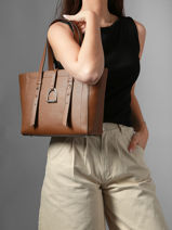 Sac Port� �paule Altesse Cuir Etrier Beige altesse EALT088S-vue-porte